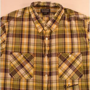 1XT Lauren Polo Plaid Pocket Shirt NWT$59.50